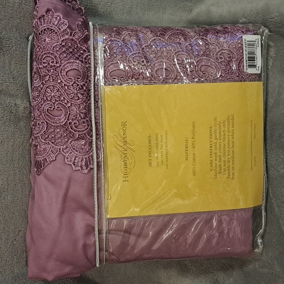 *0513 Highgate Manor Kensington Easy Care Lace Sheet Set * - Picture 2 of 4